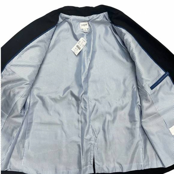 NEW J.CREW cotton-blend two-button blazer in black - Picture 8 of 8